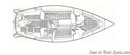 Westerly Griffon 26 plan Image issue de la documentation commerciale © Westerly