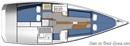 Italia Yachts Italia 9.98 plan Image issue de la documentation commerciale © Italia Yachts