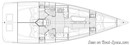 Italia Yachts Italia 11.98 layout Picture extracted from the commercial documentation © Italia Yachts