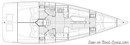 Italia Yachts Italia 11.98 plan Image issue de la documentation commerciale © Italia Yachts