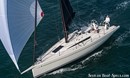 Italia Yachts Italia 11.98 en navigation Image issue de la documentation commerciale © Italia Yachts