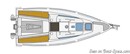 Elan Yachts Elan E1 plan Image issue de la documentation commerciale © Elan Yachts