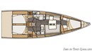 Elan Yachts Elan E5 layout Picture extracted from the commercial documentation © Elan Yachts