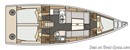 Elan Yachts Elan E4 layout Picture extracted from the commercial documentation © Elan Yachts