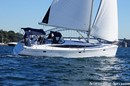 Marlow Hunter 40 sailing Picture extracted from the commercial documentation © Marlow Hunter