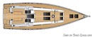 Hanse 548 layout Picture extracted from the commercial documentation © Hanse