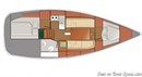 Jeanneau Sun Odyssey 319 layout Picture extracted from the commercial documentation © Jeanneau