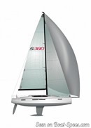 AD Boats Salona 380 sailplan Picture extracted from the commercial documentation © AD Boats