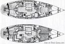 Bénéteau Idylle 15.50 plan Image issue de la documentation commerciale © Bénéteau