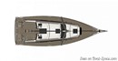 Dufour 360 Grand Large layout Picture extracted from the commercial documentation © Dufour