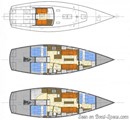 K&M Yachtbuilder Bestevaer 45ST Pure layout Picture extracted from the commercial documentation © K&M Yachtbuilder