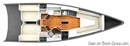 Neo Yachts Neo 400 Plus layout Picture extracted from the commercial documentation © Neo Yachts