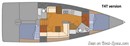 Neo Yachts Neo 400 Plus layout Picture extracted from the commercial documentation © Neo Yachts