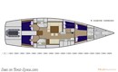 Ice Yachts Ice 62 layout Picture extracted from the commercial documentation © Ice Yachts