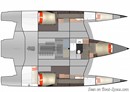 Neel Trimarans Neel 51 layout Picture extracted from the commercial documentation © Neel Trimarans