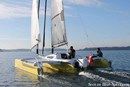 Quorning Boats Dragonfly 25 en navigation Image issue de la documentation commerciale © Quorning Boats