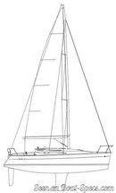 Jeanneau Sun Fast 32i plan de voilure Image issue de la documentation commerciale © Jeanneau