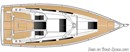 Hanse 348 plan Image issue de la documentation commerciale © Hanse