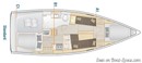 Hanse 348 plan Image issue de la documentation commerciale © Hanse