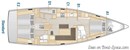 Hanse 508 layout Picture extracted from the commercial documentation © Hanse