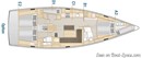 Hanse 508 plan Image issue de la documentation commerciale © Hanse