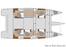 Fountaine Pajot Alegria 67 plan Image issue de la documentation commerciale © Fountaine Pajot