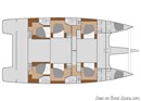 Fountaine Pajot Alegria 67 plan Image issue de la documentation commerciale © Fountaine Pajot