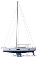 Sunbeam Yachts Sunbeam 46.1 sailplan Picture extracted from the commercial documentation © Sunbeam Yachts
