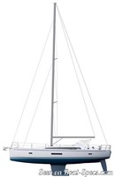 Sunbeam Yachts Sunbeam 46.1 plan de voilure Image issue de la documentation commerciale © Sunbeam Yachts