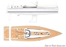 Arcona Yachts Arcona 435 layout Picture extracted from the commercial documentation © Arcona Yachts