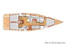 Arcona Yachts Arcona 435 plan Image issue de la documentation commerciale © Arcona Yachts