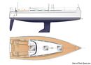 Arcona Yachts Arcona 380 layout Picture extracted from the commercial documentation © Arcona Yachts