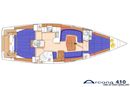 Arcona Yachts Arcona 410 layout Picture extracted from the commercial documentation © Arcona Yachts