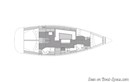 Elan Yachts Impression 45.1 plan Image issue de la documentation commerciale © Elan Yachts