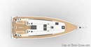 Jeanneau Sun Odyssey 410 layout Picture extracted from the commercial documentation © Jeanneau