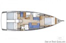 Jeanneau Sun Odyssey 410 layout Picture extracted from the commercial documentation © Jeanneau