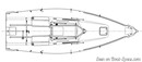 J/Boats J/99 layout Picture extracted from the commercial documentation © J/Boats