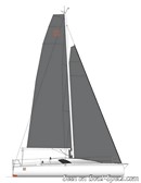 Jeanneau Sun Fast 3300 sailplan Picture extracted from the commercial documentation © Jeanneau
