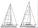 X-Yachts X-312 plan de voilure Image issue de la documentation commerciale © X-Yachts