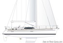 Hylas Yachts Hylas 48 layout Picture extracted from the commercial documentation © Hylas Yachts