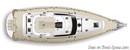 Hylas Yachts Hylas 48 plan Image issue de la documentation commerciale © Hylas Yachts