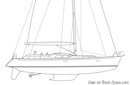 Hylas Yachts Hylas 70 plan Image issue de la documentation commerciale © Hylas Yachts