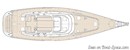 Hylas Yachts Hylas 63 plan Image issue de la documentation commerciale © Hylas Yachts