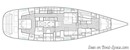 Hylas Yachts Hylas 63 plan Image issue de la documentation commerciale © Hylas Yachts