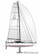 Dehler 30 OD sailplan Picture extracted from the commercial documentation © Dehler