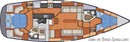 Discovery Yachts Group Southerly 440 layout Picture extracted from the commercial documentation © Discovery Yachts Group