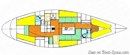 Nautor's Swan Swan 441 plan Image issue de la documentation commerciale © Nautor's Swan