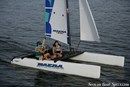 Nacra 460 sailing Picture extracted from the commercial documentation © Nacra