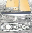 X-Yachts IMX 40 plan Image issue de la documentation commerciale © X-Yachts