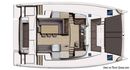 Catana Bali 4.3 plan Image issue de la documentation commerciale © Catana